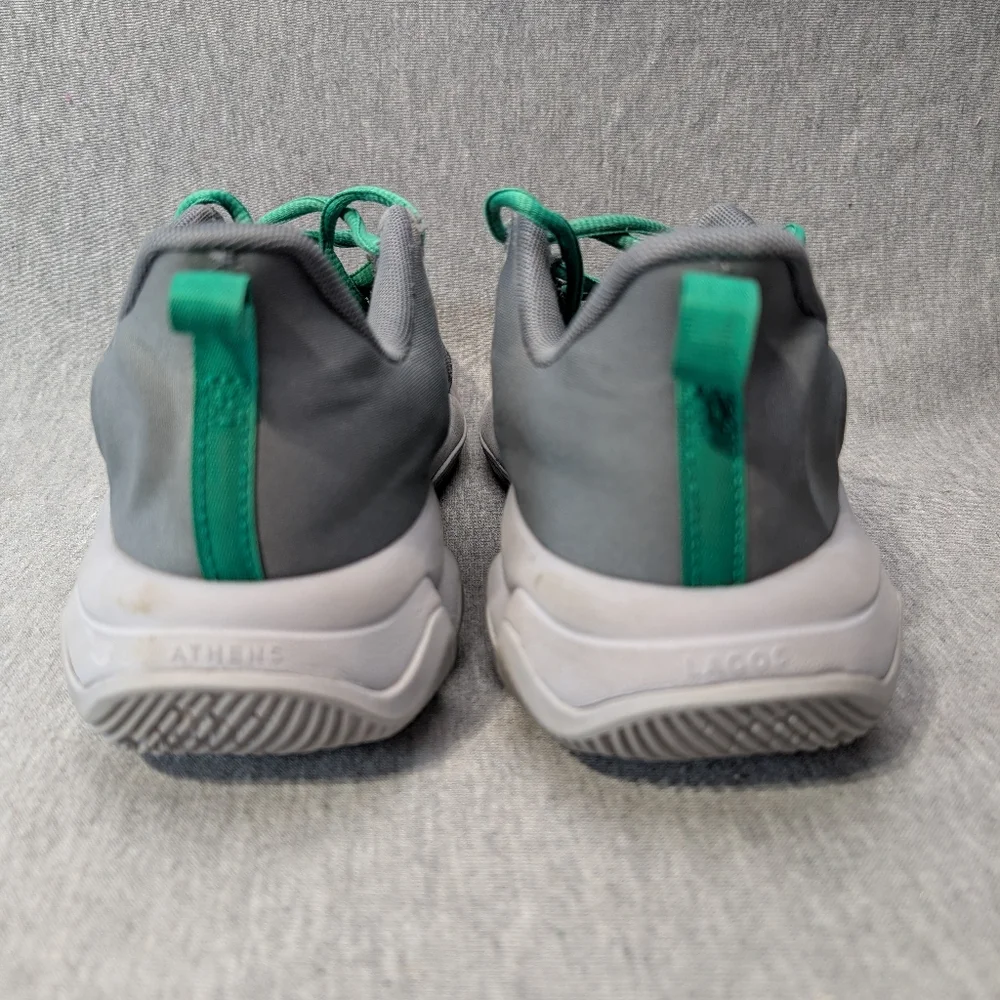 Nike Giannis Immortality 4 Sneakers Youth 6Y Gray Green Basketball Shoes - Picture 7 of 12